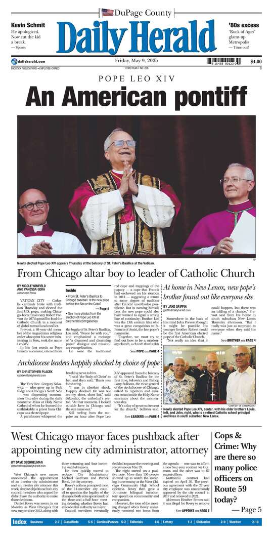 The Wednesday, May 7, 2025 e-edition is ready. Click here to read!