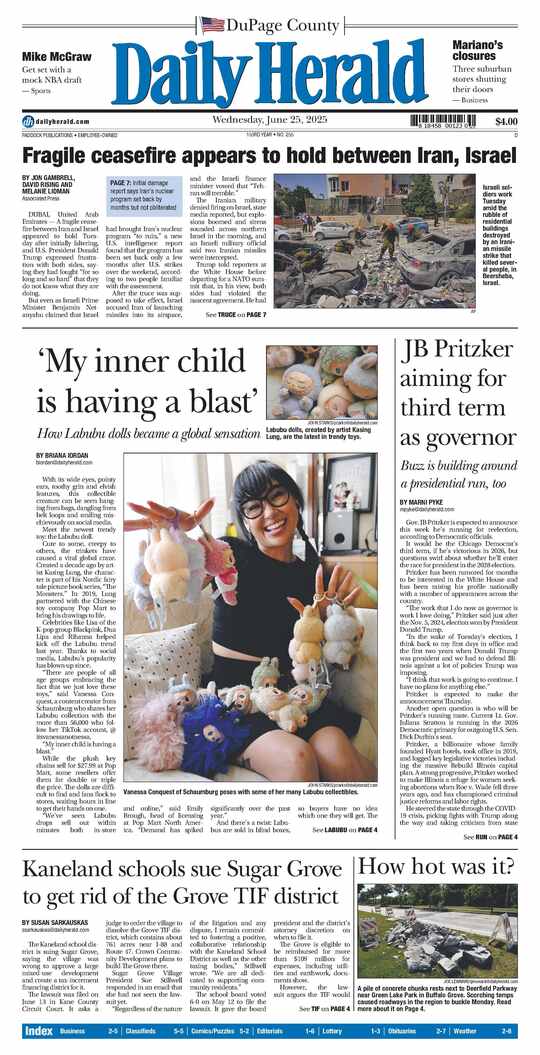 The Tuesday, June 24, 2025 e-edition is ready. Click here to read!