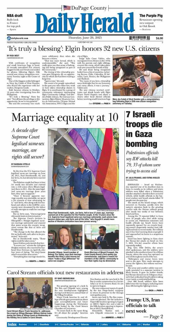 The Thursday, June 26, 2025 e-edition is ready. Click here to read!