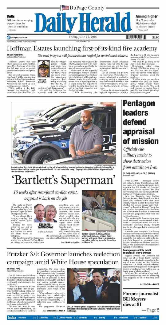 The Friday, June 27, 2025 e-edition is ready. Click here to read!