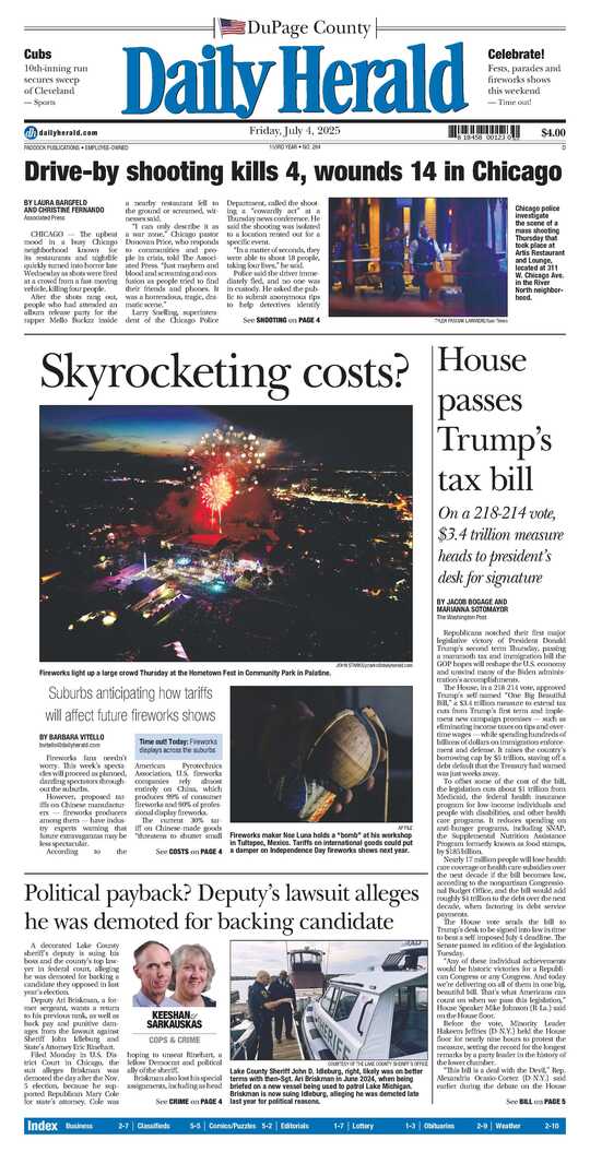 The Thursday, July 3, 2025 e-edition is ready. Click here to read!