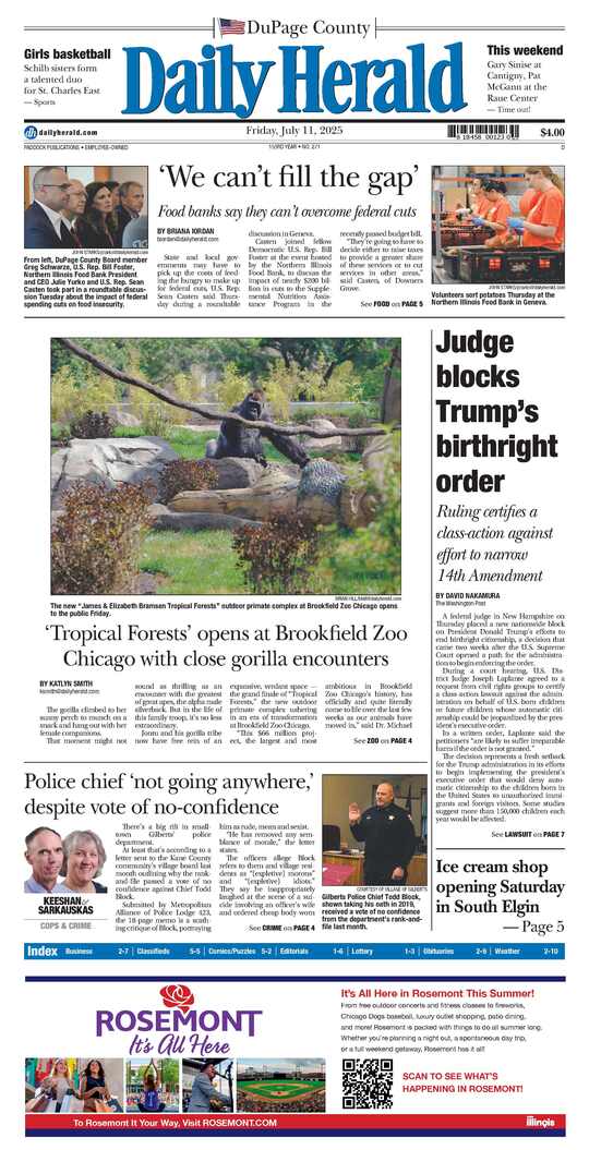 The Thursday, July 10, 2025 e-edition is ready. Click here to read!