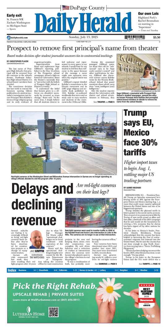 The Friday, July 11, 2025 e-edition is ready. Click here to read!