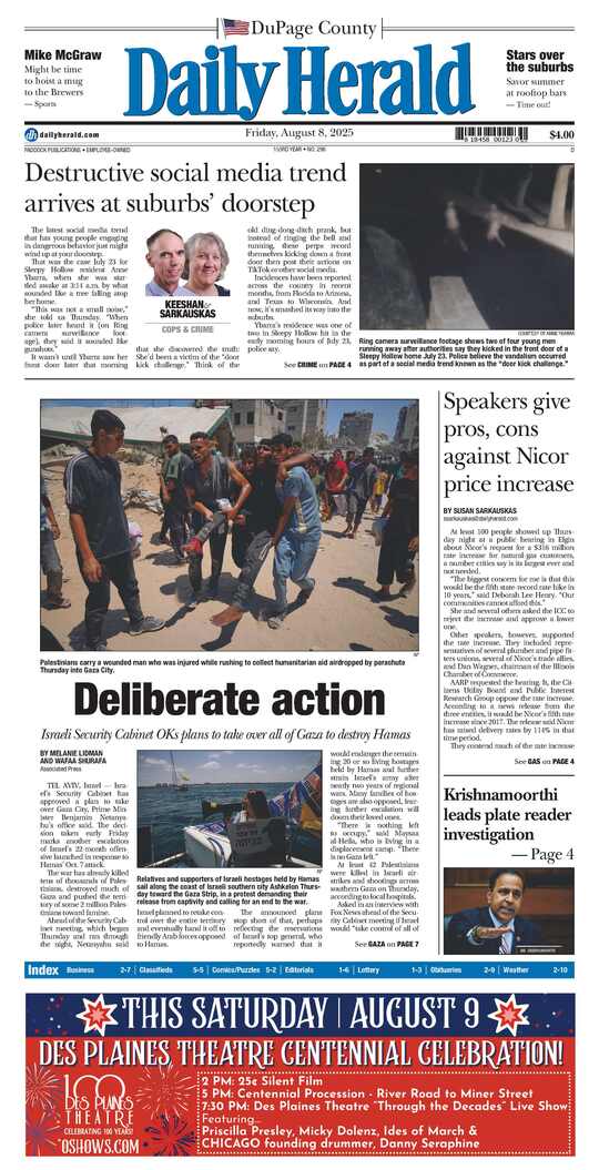 The Friday, August 8, 2025 e-edition is ready. Click here to read!