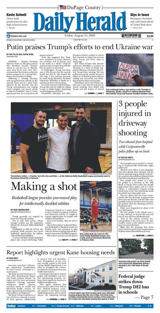 The Friday, August 15, 2025 e-edition is ready. Click here to read!