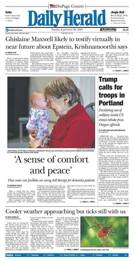 The Sunday, September 14, 2025 e-edition is ready. Click here to read!