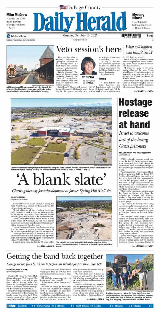 The Thursday, October 9, 2025 e-edition is ready. Click here to read!