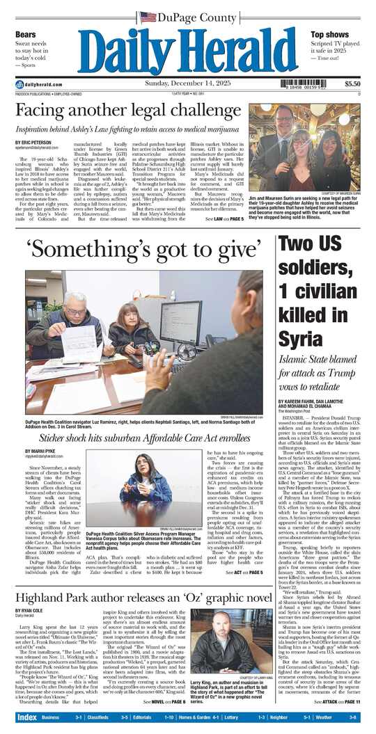 The Saturday, December 13, 2025 e-edition is ready. Click here to read!