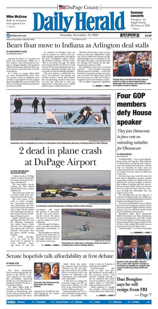 The Wednesday, December 17, 2025 e-edition is ready. Click here to read!