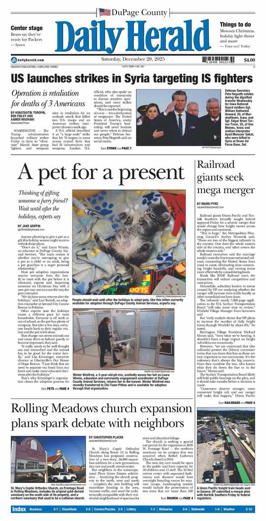 The Saturday, December 20, 2025 e-edition is ready. Click here to read!