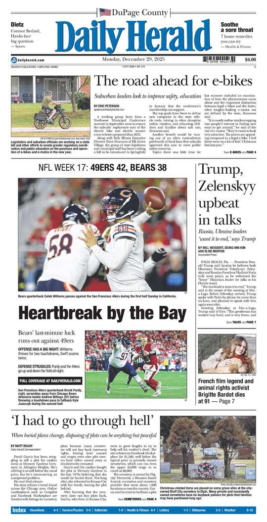 The Monday, December 29, 2025 e-edition is ready. Click here to read!