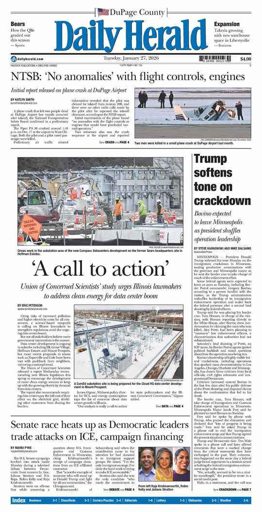 The Tuesday, January 27, 2026 e-edition is ready. Click here to read!