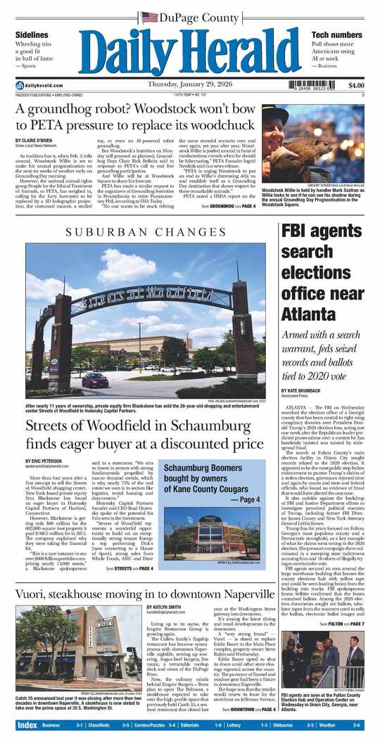 The Thursday, January 29, 2026 e-edition is ready. Click here to read!