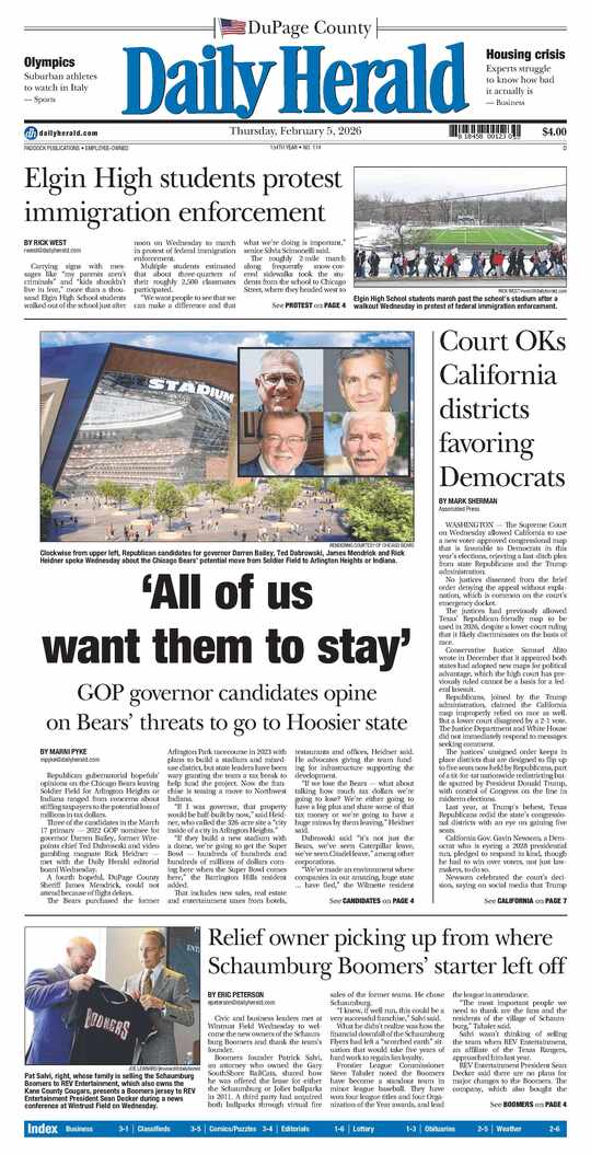 The Thursday, February 5, 2026 e-edition is ready. Click here to read!