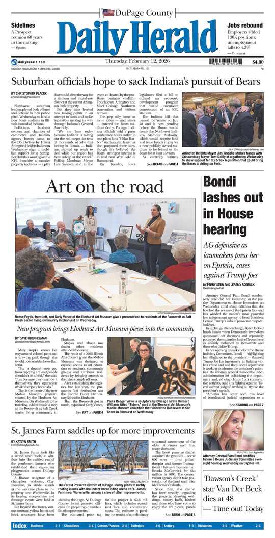 The Wednesday, February 11, 2026 e-edition is ready. Click here to read!
