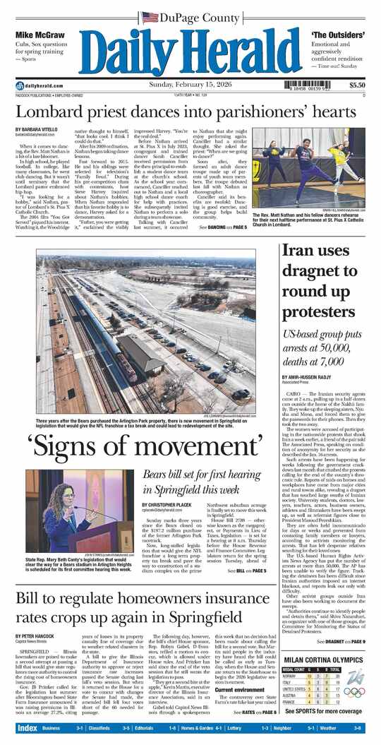 The Sunday, February 15, 2026 e-edition is ready. Click here to read!