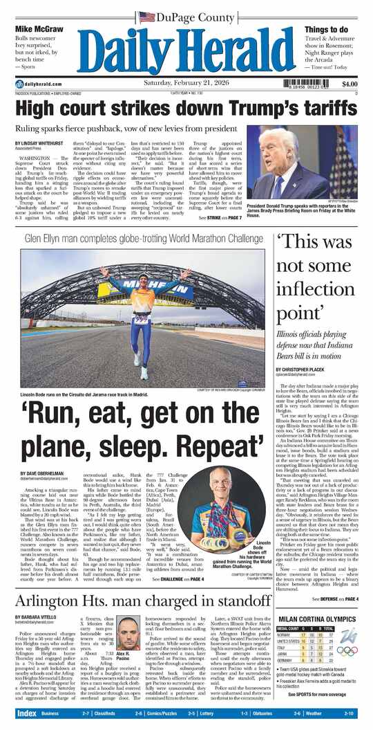 The Friday, February 20, 2026 e-edition is ready. Click here to read!