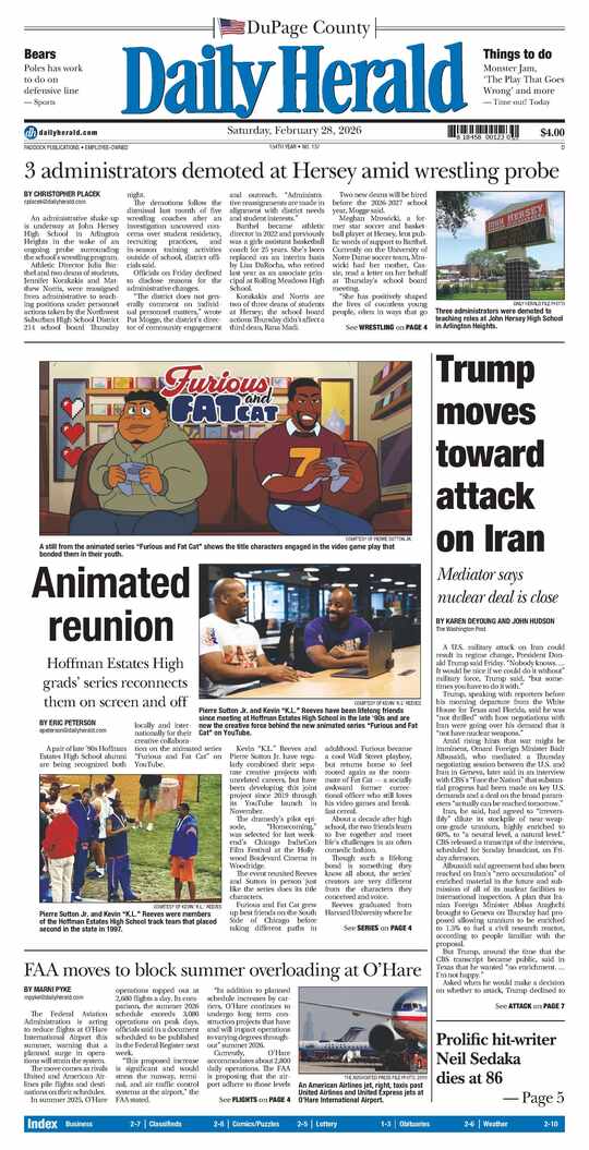 The Saturday, February 28, 2026 e-edition is ready. Click here to read!