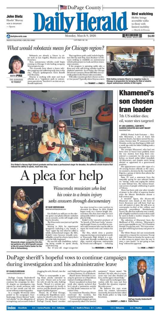 The Monday, March 9, 2026 e-edition is ready. Click here to read!