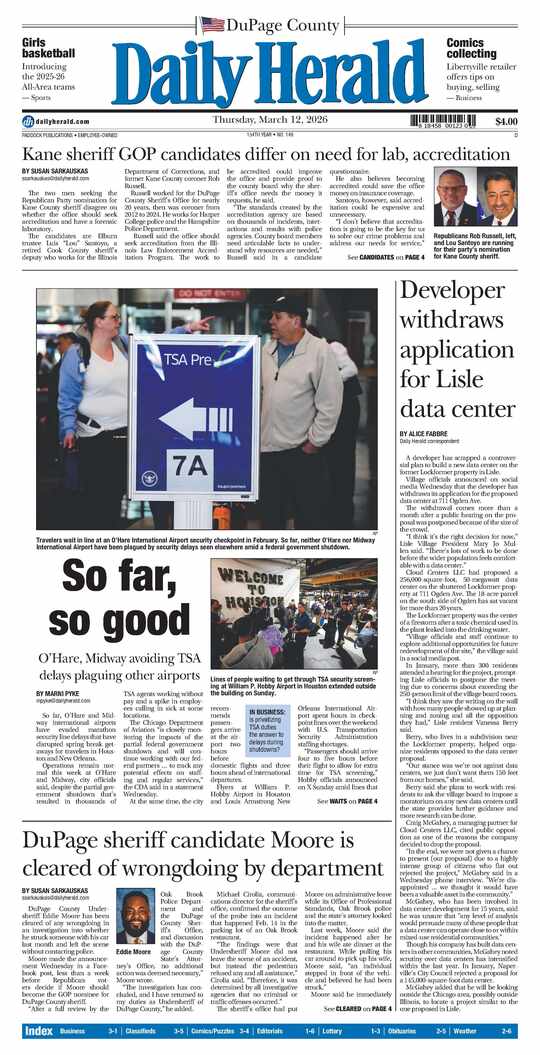 The Thursday, March 12, 2026 e-edition is ready. Click here to read!