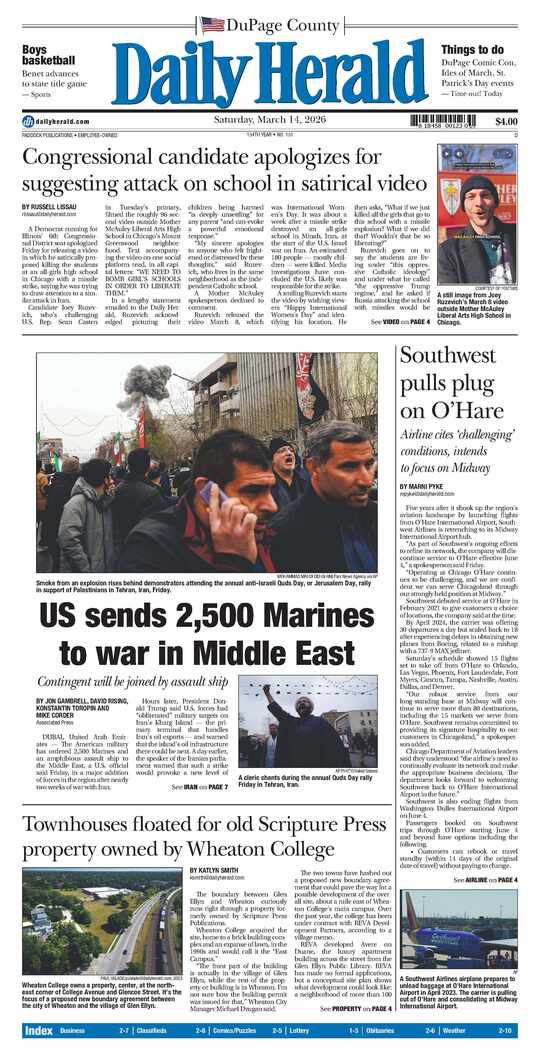 The Friday, March 13, 2026 e-edition is ready. Click here to read!