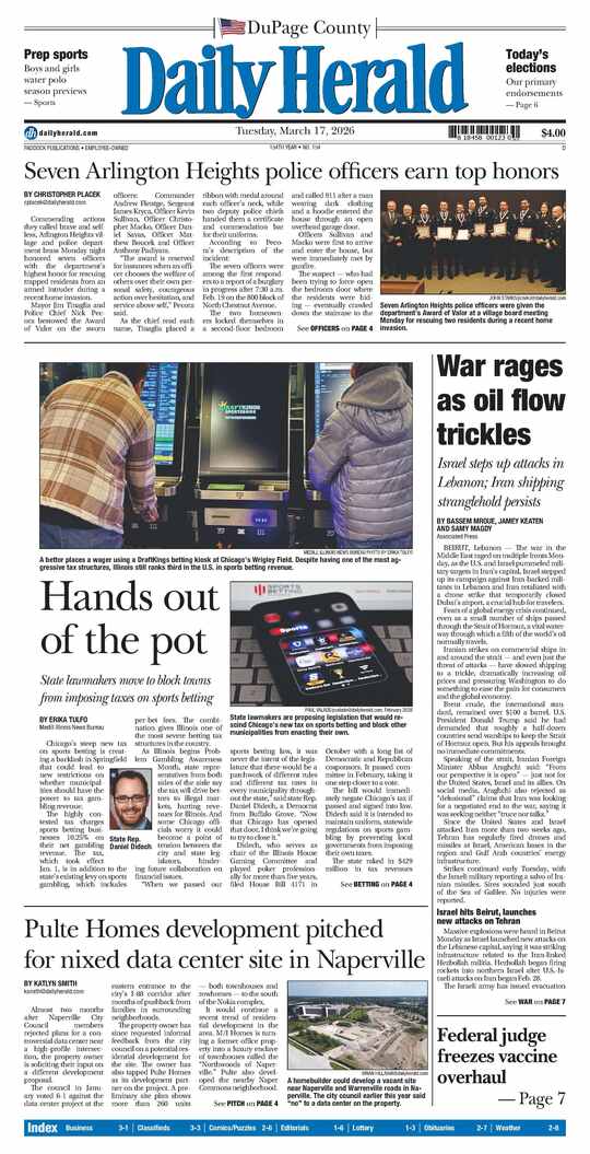 The Monday, March 16, 2026 e-edition is ready. Click here to read!