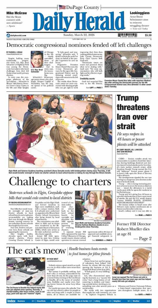 The Sunday, March 22, 2026 e-edition is ready. Click here to read!