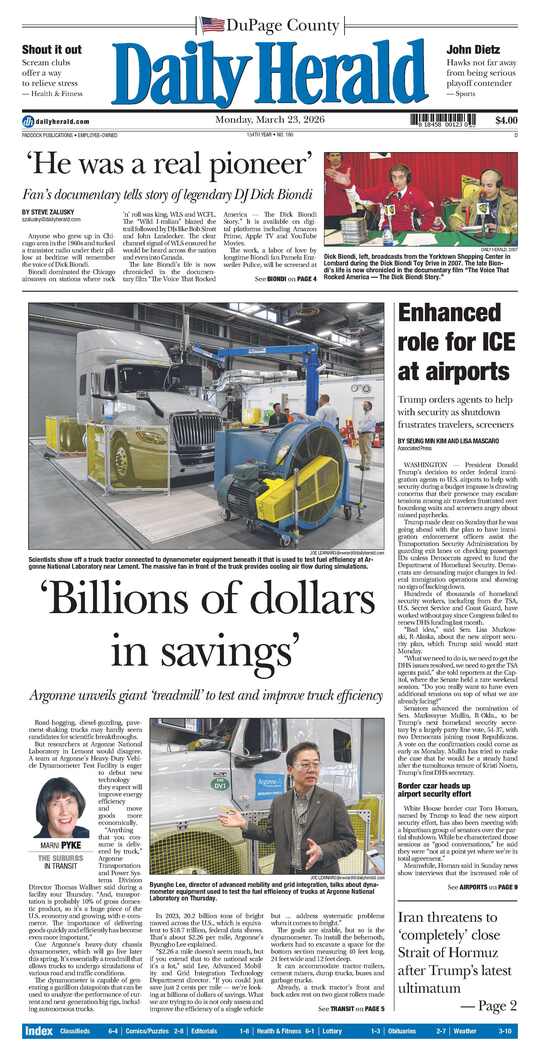 The Monday, March 23, 2026 e-edition is ready. Click here to read!