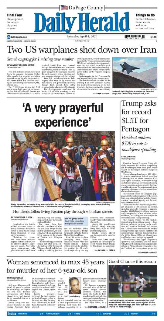 The Thursday, April 2, 2026 e-edition is ready. Click here to read!