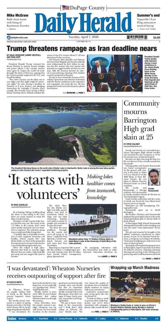 The Tuesday, April 7, 2026 e-edition is ready. Click here to read!