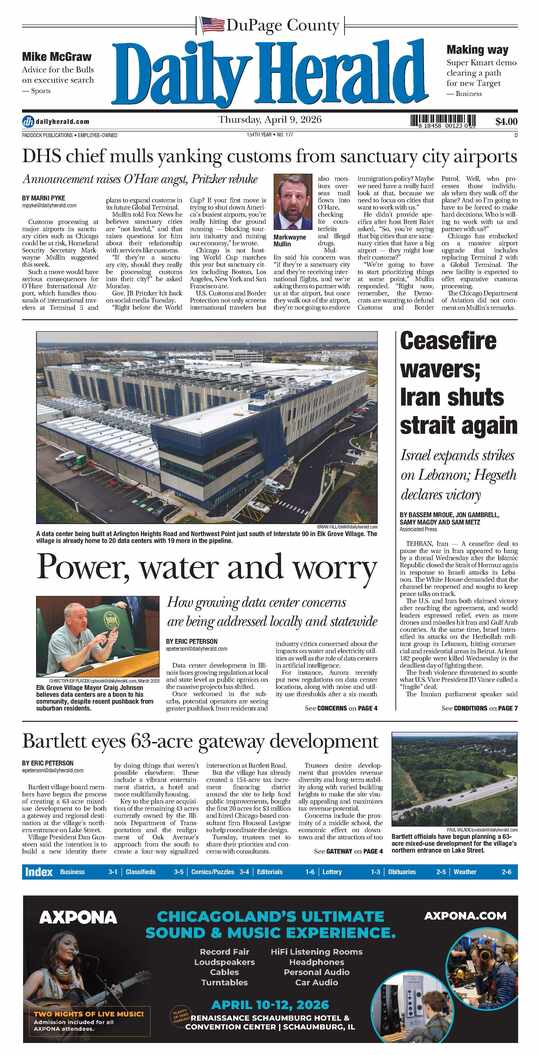 The Thursday, April 9, 2026 e-edition is ready. Click here to read!