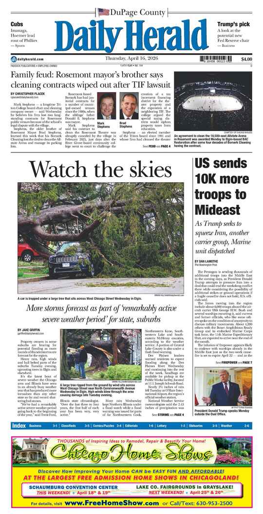 The Tuesday, April 14, 2026 e-edition is ready. Click here to read!