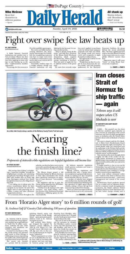 The Saturday, April 18, 2026 e-edition is ready. Click here to read!