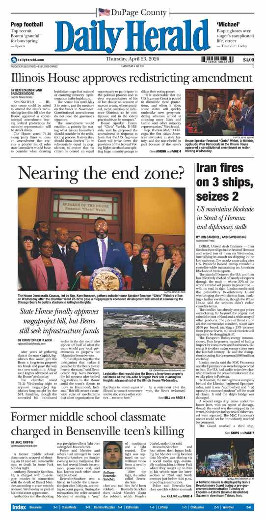 The Wednesday, April 22, 2026 e-edition is ready. Click here to read!