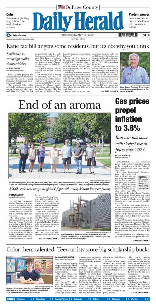 The Wednesday, May 13, 2026 e-edition is ready. Click here to read!