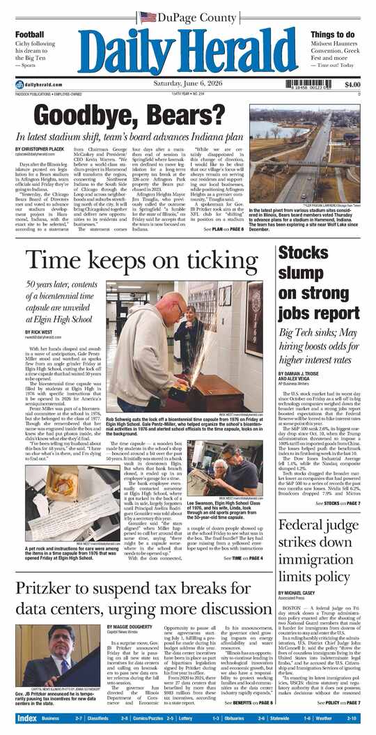 The Saturday, June 6, 2026 e-edition is ready. Click here to read!