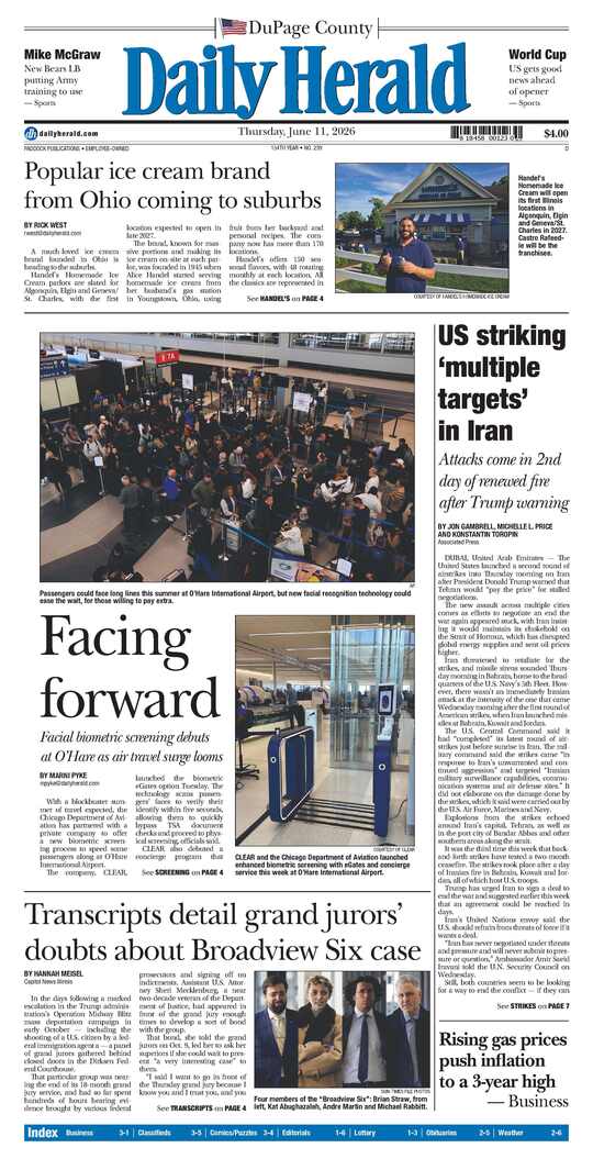 The Thursday, June 11, 2026 e-edition is ready. Click here to read!