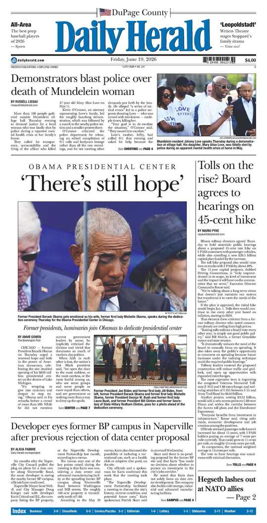 The Thursday, June 18, 2026 e-edition is ready. Click here to read!