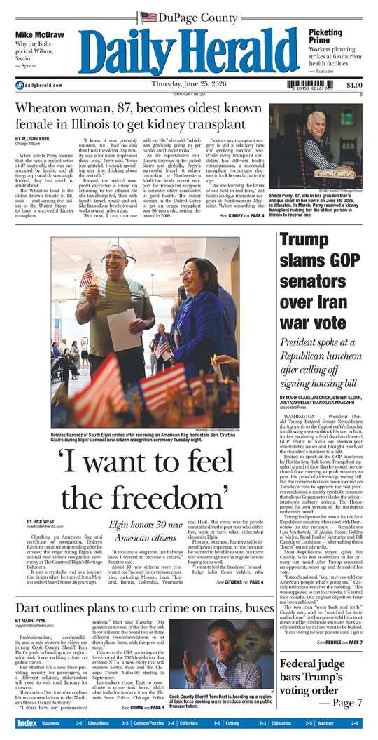 The Wednesday, June 24, 2026 e-edition is ready. Click here to read!