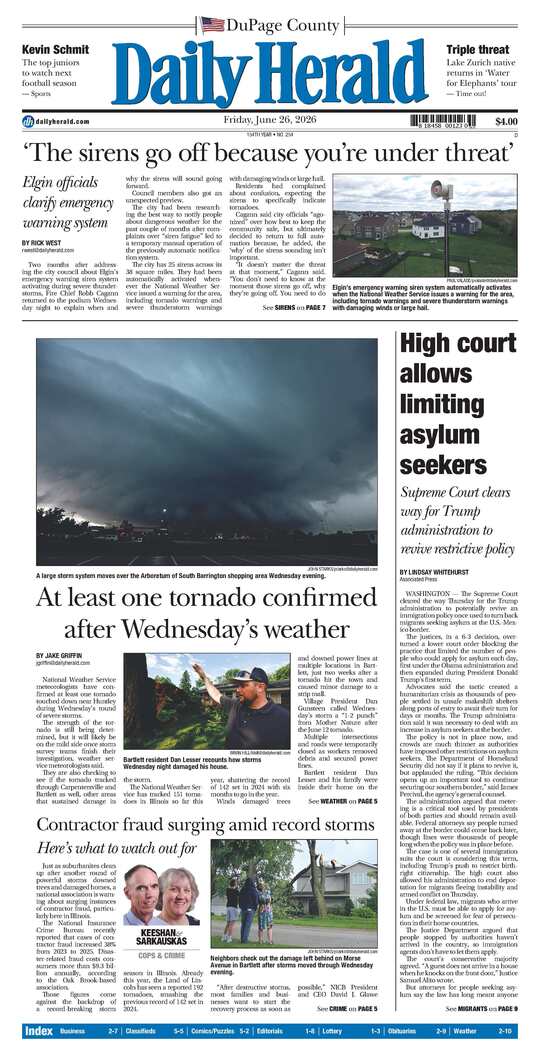 The Friday, June 26, 2026 e-edition is ready. Click here to read!