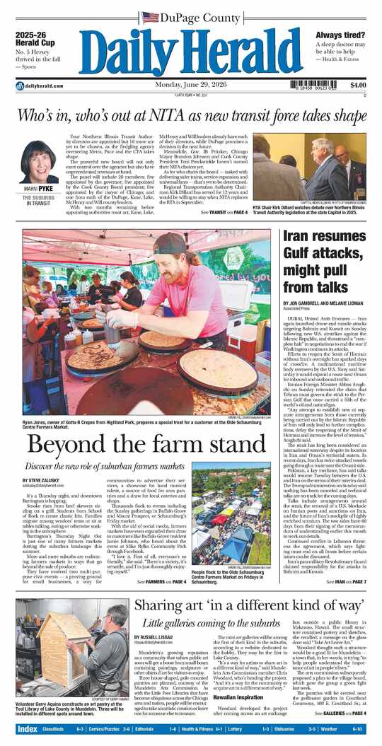 The Monday, June 29, 2026 e-edition is ready. Click here to read!