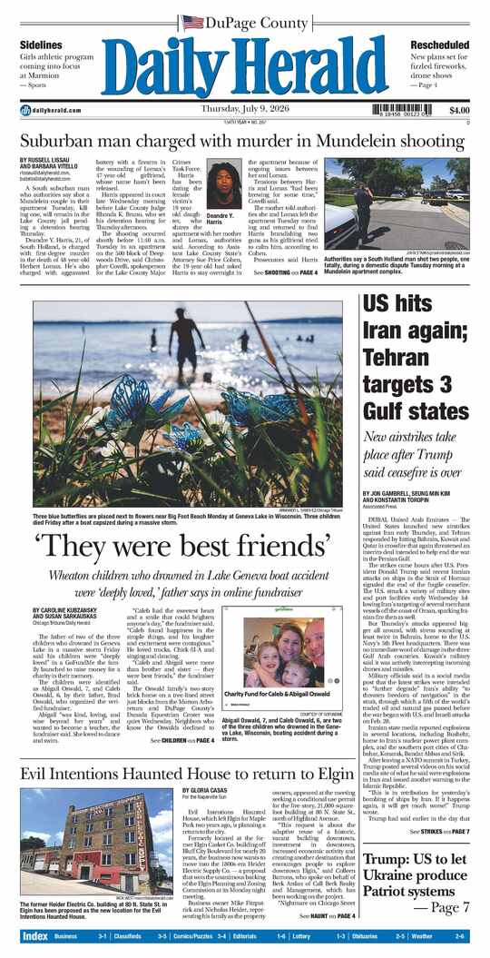 The Wednesday, July 8, 2026 e-edition is ready. Click here to read!