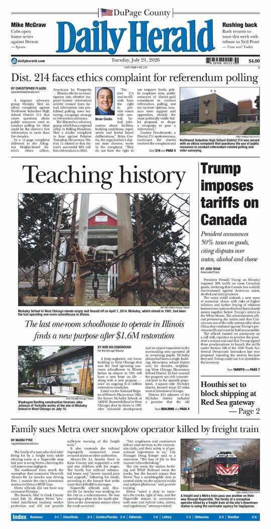 The Tuesday, July 21, 2026 e-edition is ready. Click here to read!