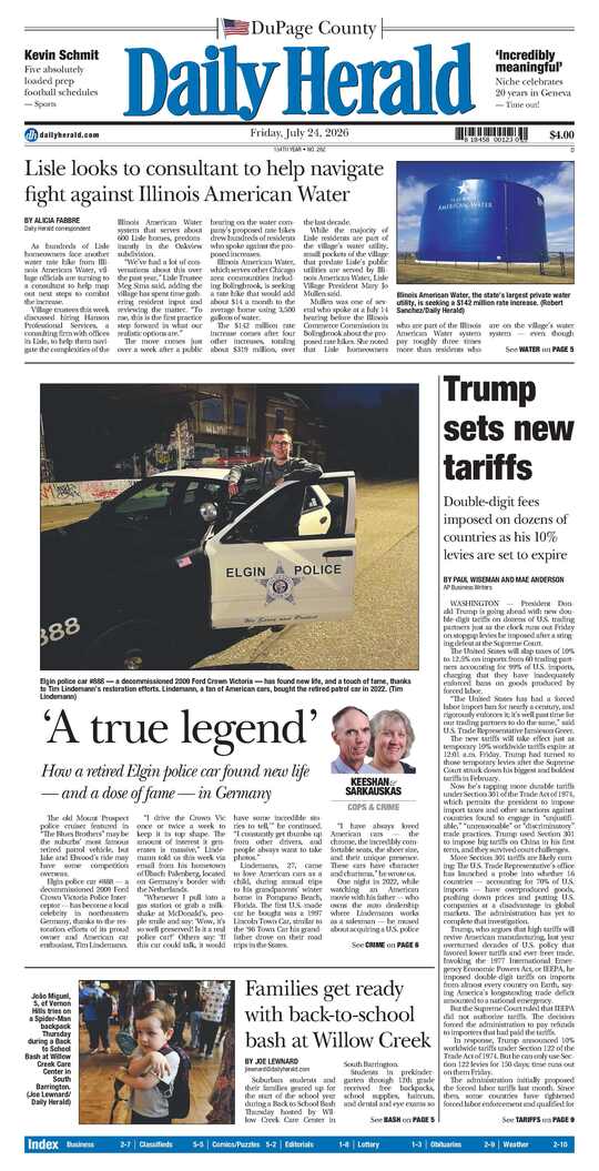The Friday, July 24, 2026 e-edition is ready. Click here to read!