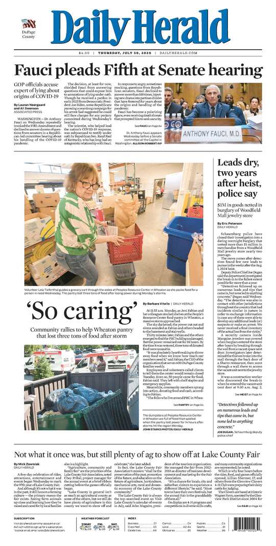 The Wednesday, July 29, 2026 e-edition is ready. Click here to read!