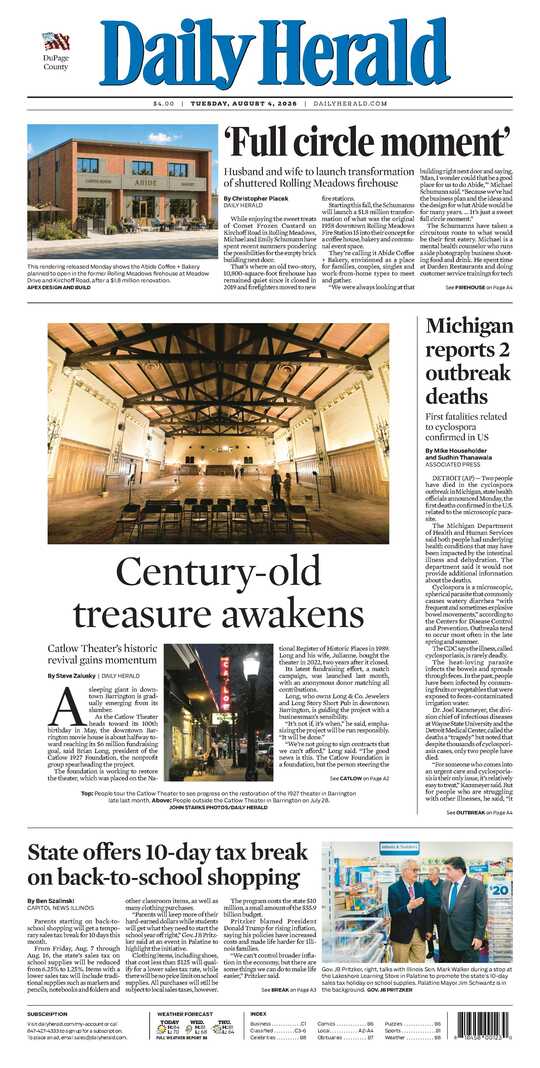 The Tuesday, August 4, 2026 e-edition is ready. Click here to read!