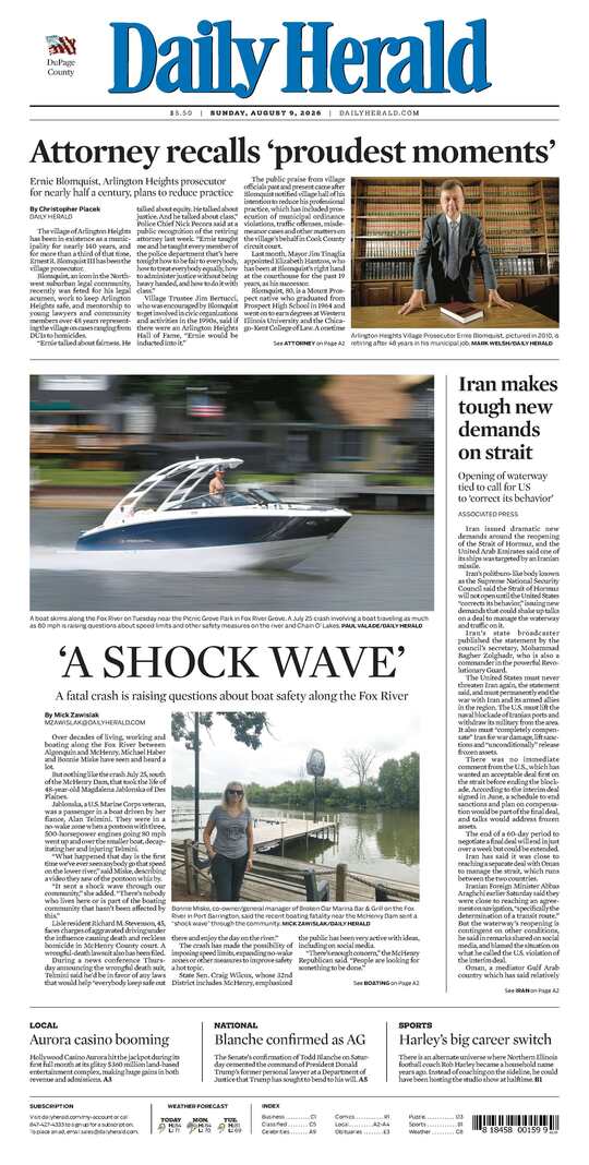 The Sunday, August 9, 2026 e-edition is ready. Click here to read!