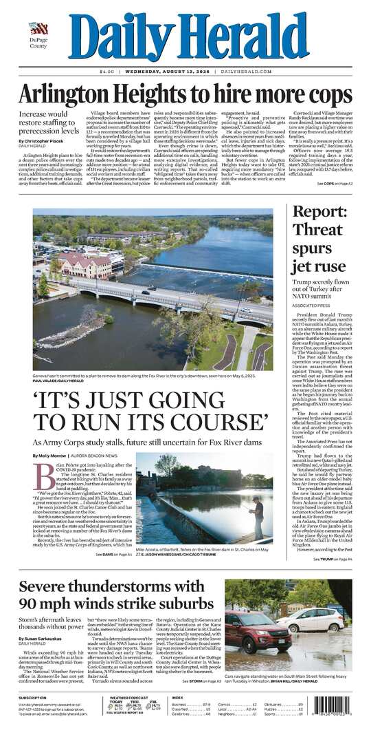 The Wednesday, August 12, 2026 e-edition is ready. Click here to read!