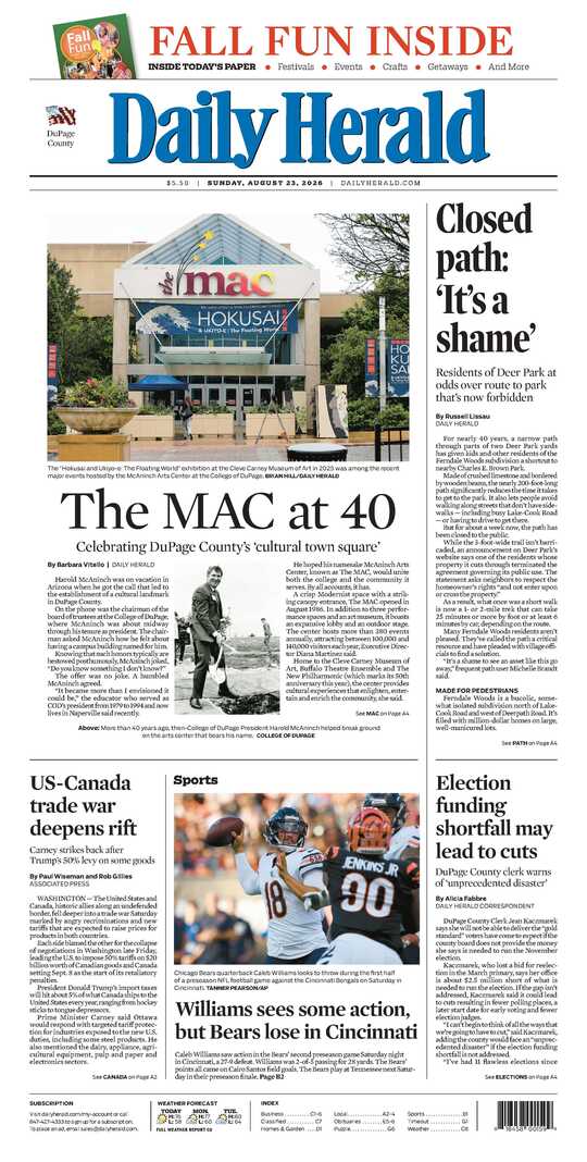 The Saturday, August 22, 2026 e-edition is ready. Click here to read!