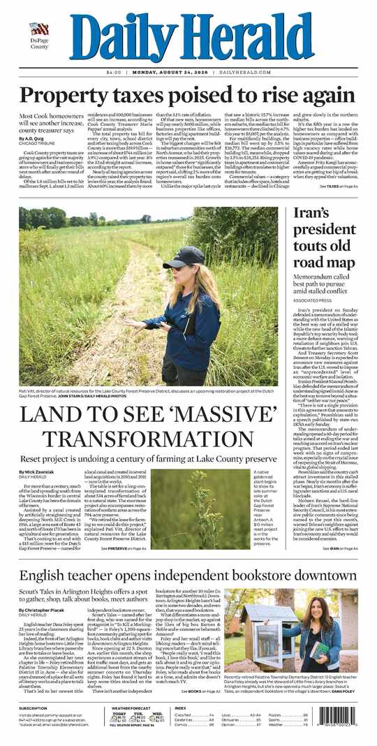 The Monday, August 24, 2026 e-edition is ready. Click here to read!